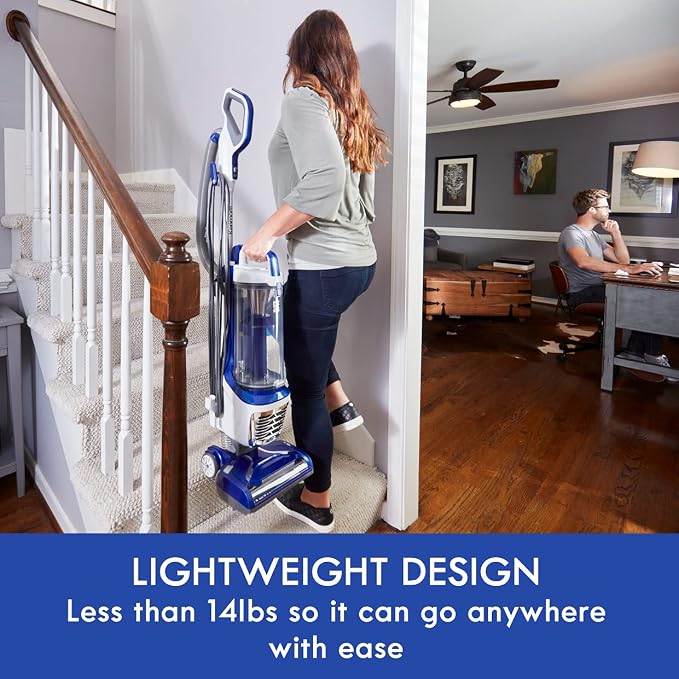 Kenmore DU5080 Bagless Upright Vacuum Lift Cleaner 2-Motor Power Suction with HEPA Filter, 3-in-1 Combination Tool, Pet Handi-Mate for Carpet, Hard Floor, 2 Liters, Navy