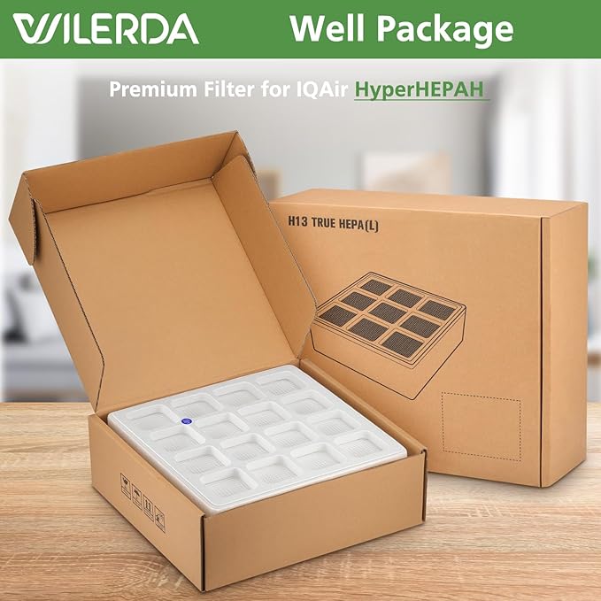 For IQAir Replacement Filter Compatible With IQAir Filter HyperHEPAH Replacement HeathPro Series Stage 3 F1 H13 True HEPA