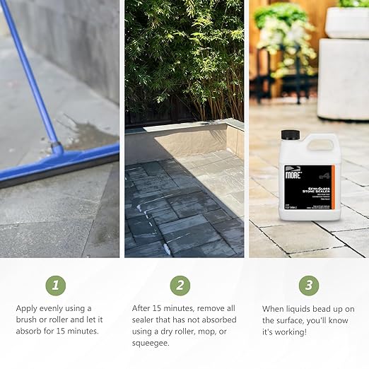 MORE Semi-Gloss Stone Sealer (Quart / 32 oz.)