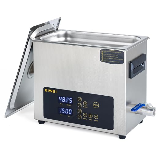 6L Ultrasonic Cleaner, One-Touch Cleaning, Heating, Dual-Frequency, Sweep Frequency, Touch Ultrasonic Cleaning Machine for Labs,Carburetor,Jewelry,Dentures,Automotive Parts