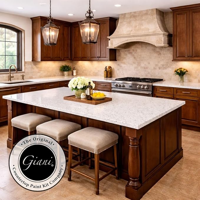 Giani Granite Countertop Paint Kit 2.0-100% Acrylic (White Diamond)