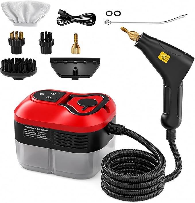 2500W Portable Handheld Steam Cleaner–High-Pressure Home Steamer for Deep Cleaning Floors, Tiles, Kitchen, Bathroom, Upholstery