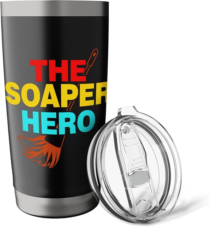 The Soaper Hero Cleaning Stainless Steel Insulated Tumbler