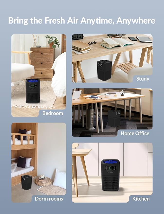 Air Purifier White + Air Purifier Black