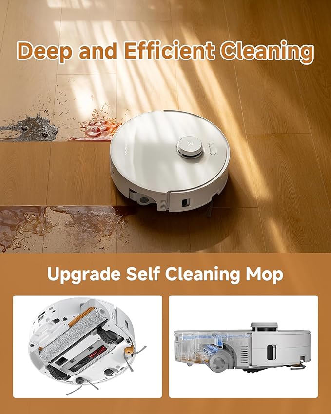 Qrevo Curv 2 Flow Replacement Kit for Roborock Qrevo Curv 2 Flow Robot Vacuum Cleaner, 24PCS Accessories Parts: 2 Mop Rollers 4 Main Brushes 6 Side Brushes 6 Activated Carbon Dust Bags 4 HEPA Filters