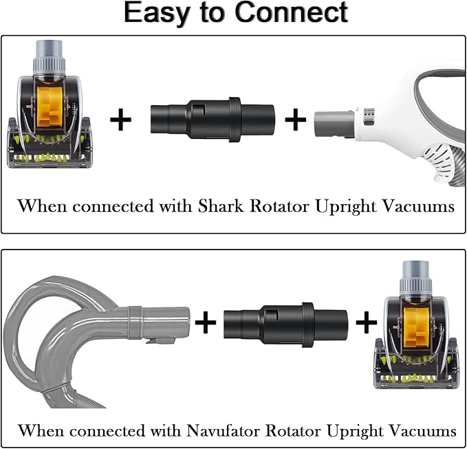 12 Pcs Vacuum Attachments Accessories for Shark Navigator Lift Away Attachments, Fit NV350 NV352 NV355 NV356E, Rotator NV500 NV501, Rocket HV301 Series Upright Vacuum, 1 1/4" (32mm) Vacuum Attachments