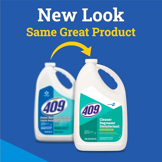 CloroxPro Formula 409 Cleaner Degreaser Disinfectant Refill, 128 Fluid Ounces (Package May Vary) (Pack of 2)