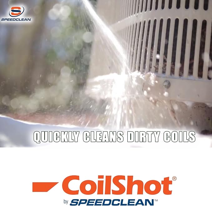 SpeedClean CoilShot Condenser Coil Cleaning Tool, Fast and Powerful Coil Cleaning