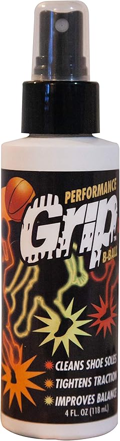 Performance Grip Basketball Shoe Spray 8 Oz – Grip Spray for Basketball Shoes Bottom – Non-Sticky Mist that Rejuvenates Soles & Boosts Traction