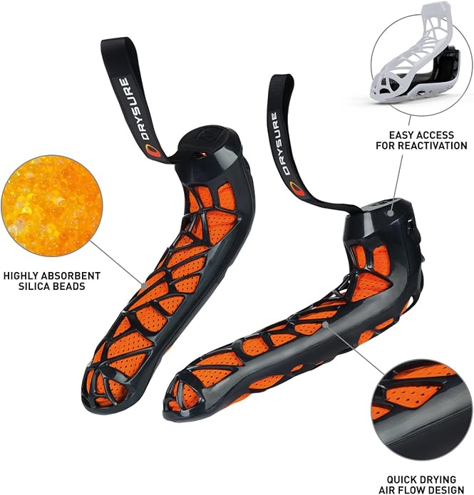 Active Non-Electric Shoe Dryer, Reusable Silica Sneaker & Athletic Shoe Dryer, No Heat, Portable