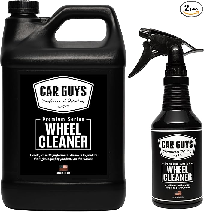 CAR GUYS Wheel Cleaner Bundle: 1 Gallon and 18 Oz