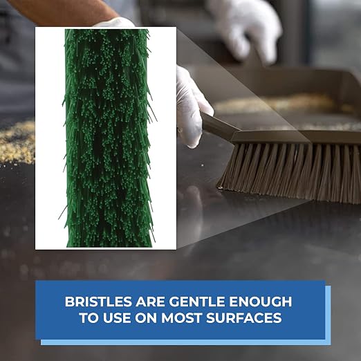 Remco 1 19/32 in W Bench Brush, Medium, 6 1/2 in L Handle, 6 1/2 in L Brush, Green, Plastic 45892-1 Each