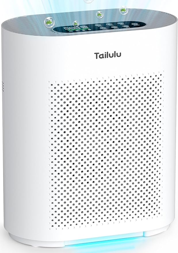 Air Purifiers for Home up to 2200 Ft² Large Room, H13 Hepa Air Purifier with PM2.5 Air Quality Monitor Display, Air Cleaner Filter Smoke, Pet Dander, Dust, Odor, Pollen for Office, Bedroom, Allergies