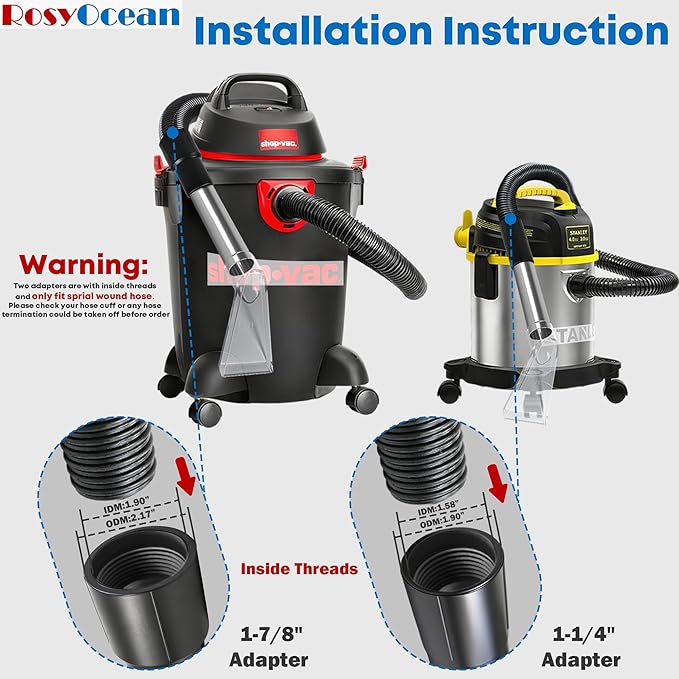 Shop Vac Extractor Attachment for Upholstery & Carpet Cleaning Accessory Hand Wand with Viewing Head Auto Detailing Vacuum Head Hand Tool for Truck Mount & Portable Extractor Vacuum Cleaner