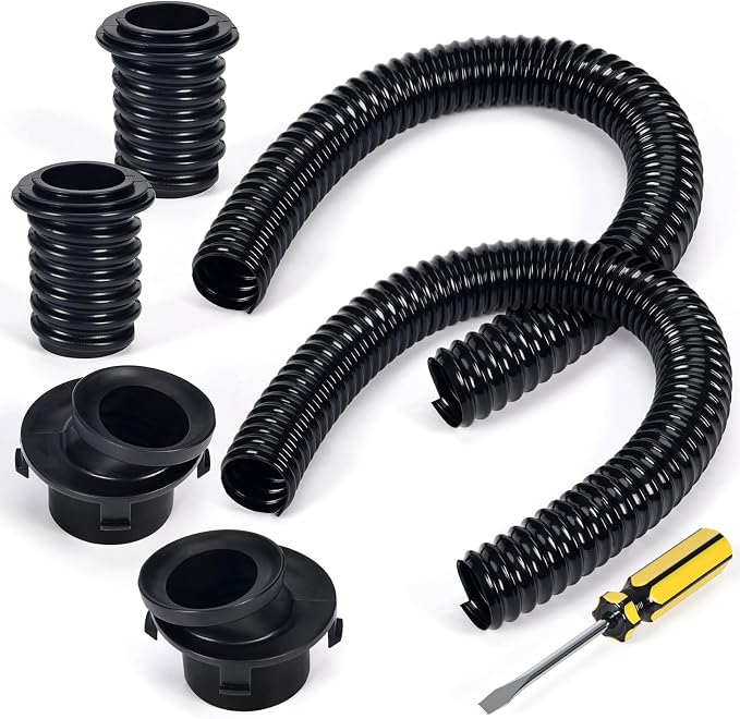 Hose Kit Converts to X3 Hoseless Hood Design Compatible with Rug Doctor Mighty Pro X3 93155, Commercial Carpet Cleaner Machine Hose Replacement Parts