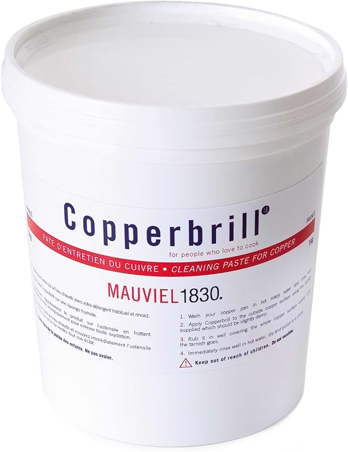 Mauviel M'PLUS Copperbrill Copper Cleaner, 1-Qt, Made in France