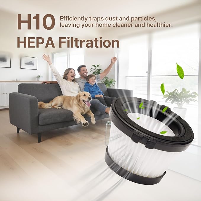 Shop-Vac S3 20V Handheld Vacuum Cordless, Dual-Speed Powerful Portable Car Vacuum Rechargeable, Wall-Mounted Lightweight Hand Vacuum for Home & Car, LED Light, HEPA Filter, Champagne Gold