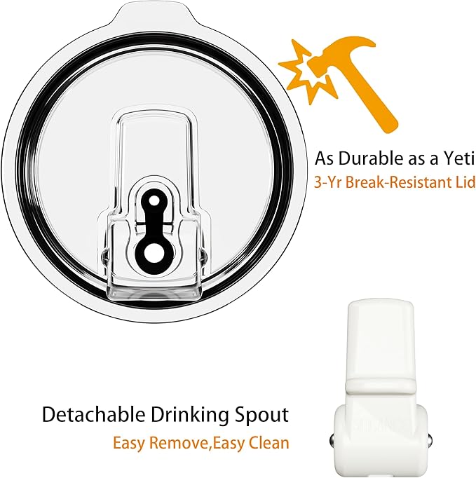 For Travel & Gym – Never Drink from a Moldy Lid Again: 40oz Hygienic Tumbler, 100% Leakproof Lid & Removable Foldable Spout. Reinforced Base, Fits Cup Holders - Gray