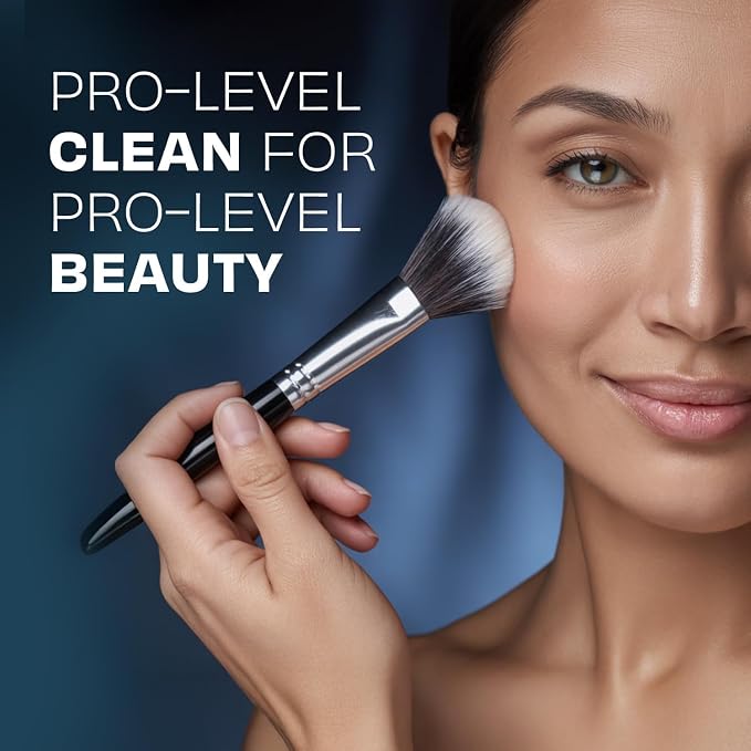 Original Vanilla Makeup Brush Cleaner - Professional Cleanser for Makeup Brushes - Quick-Drying, Rinse-Free Formula - Removes Stubborn Waterproof Make Up, 16 oz