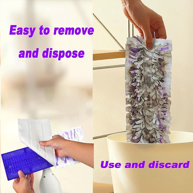 40 Pack Disposable Power Mop Refill Pads for Swiffer PowerMop - mop Pads for All Multi-Surface Hardwood Floor Cleaning, 12 Layers Thickened Durable | 5X Cleaning Power