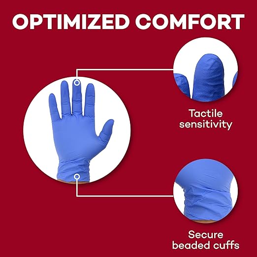 Dealmed Nitrile Gloves – Pallet of Size Medium Disposable Nitrile Gloves, Non-Irritating Latex Free, Multi-Purpose Use for a First Aid Kit and More (84 Cases)