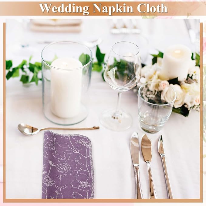 Redbaker 50 Pcs Reusable Paper Towels Paperless Reusable Cotton Cloths Toilet Absorbent Washable Paper Towels with Roll Kitchen Dishcloth for Kitchen Paperless Dishcloths(Stripe)