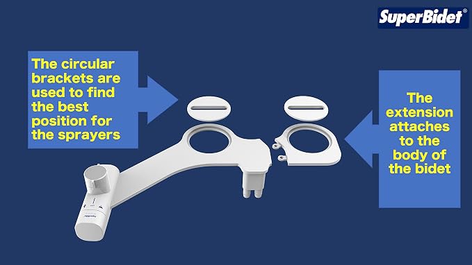 – Quality bidet attachment, elegant design | Dual nozzle for front and rear fresh water wash. Non-electric and retractable sprayers. Ultra-slim and easy to fit.
