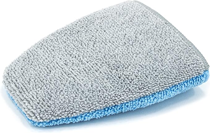 Autofiber [Saver Mitt] Coating Applicator Fingertip Mitt with Barrier Layer (5 in. x 4 in.) Blue/Gray - 12 Pack