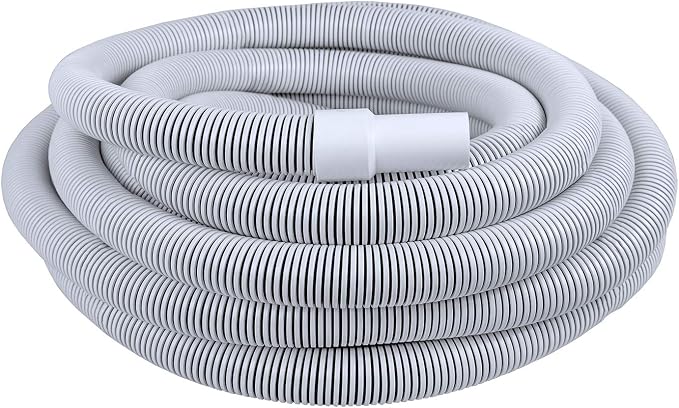Poolmaster Commercial In-Ground Swimming Pool Vacuum Hose With Swivel Cuff, 1 1/2-Inch x 45-Foot