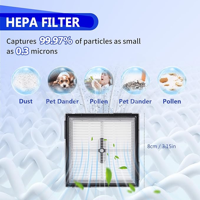 32 Pcs Q10 S5+ Replacement Accessories Compatible with Robo rock Q10 S5 / Q10 S5+ Robot Vacuum, 2 Main Brushes, 6 Mop Pads, 4 HEPA Filters, 6 Scent Tablets, 6 Side Brushes, 6Dust Bags