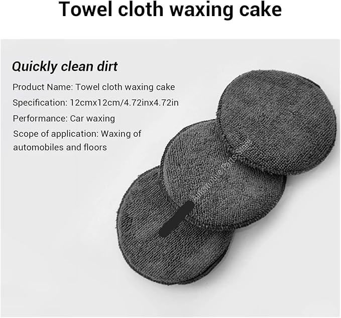 Compatible for 9pcs Car Wash Cleaning Kits Microfiber Towels Blush Sponge Glove Polish Care Applicator Pads Auto Detailing Washing Tools(Grey)