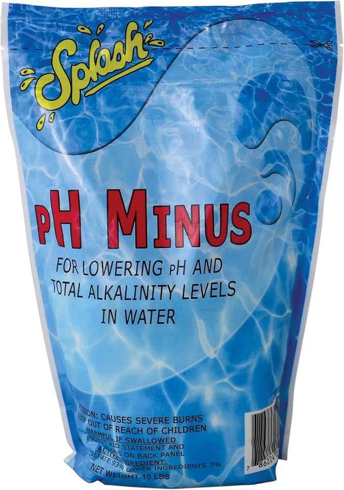 Robelle 10-Pounds Premium pH Down for Pools, Concentrated Sodium Bisulfate, Made in USA