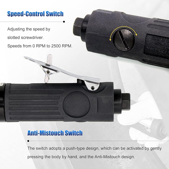 Sporacingrts 2500rpm Low Speed Air Tire Buffer Tire Repair Kit Polishing Cleaning Tool 35 mm Pneumatic Automatic Buffing Wheel Machine Tire Patch Tools Rear Exhaust