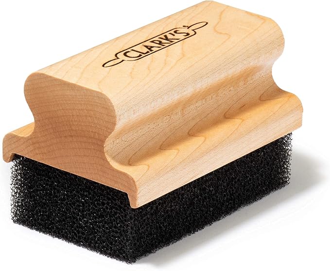 CLARK'S Cast Iron Care Kit and Large Applicator Maintain All Cast Iron and Carbon Cookware