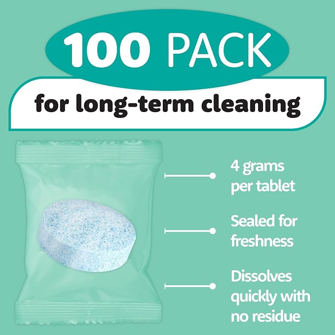 Evergreen Pet Supplies Dog Paw Soak Tablets - Itchy Paws Relief Soak - Tea Tree Oil Anti-Itch Skin Treatment - Convenient Dog Bath Tablets - 100 Count, 4 g Each