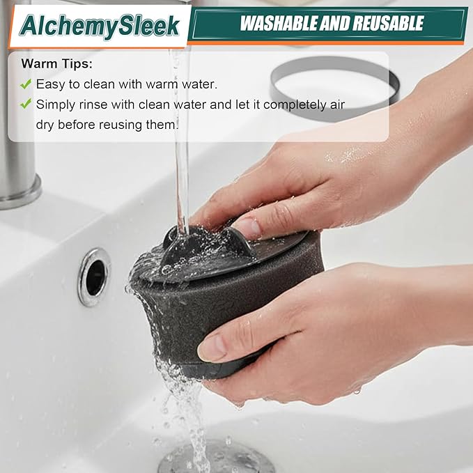 Style 10 Belt and Filters for Bissell Cleanview Powerforce Bagless Filter Style 9, Style 12, 6594 6596 6582 6583 6579 Vacuum filter replacement Cleaner, 2 Pack Outer Foam & Inner Filters & Belts Parts