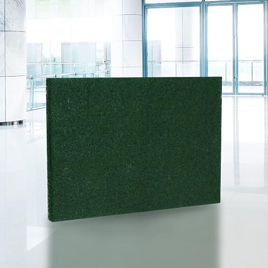 Americo Green Scrub Floor Pad, 14"x20", 5 Pads/Case, Cleaning Pad for Hard Surfaces, Made of 100% Recycled Content, USA Made