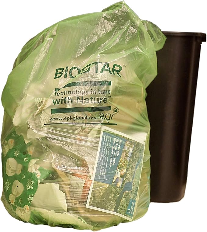 Reli. Biodegradable 13 Gallon Trash Bags | 800 Count Bulk | ASTM D6954 | Green | Eco-Friendly | Oxobiodegradable Under Certain Conditions (See Product Description)