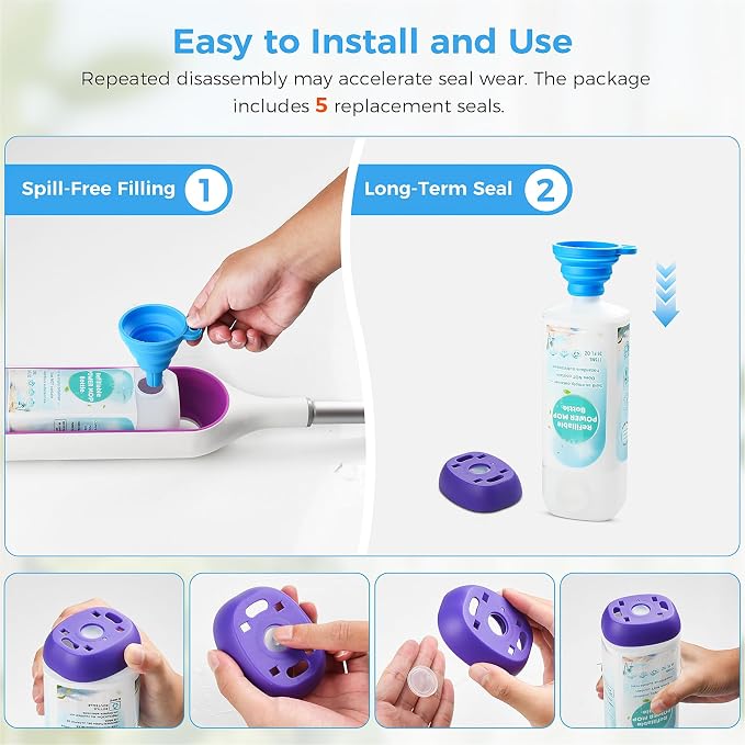775ML Mop Refillable Bottle and 20 Pack Mop Refills for Swiffer® Mop