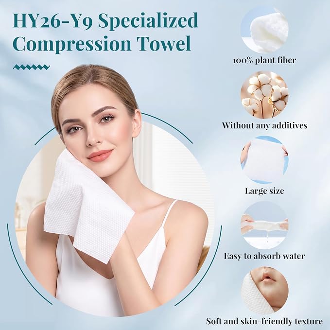 Towel Refills for Hot Towel Dispenser, Towels for Hot Face Towel Heater Machine, 80Pcs Disposable Compressed Face Towels (4 Buckets)