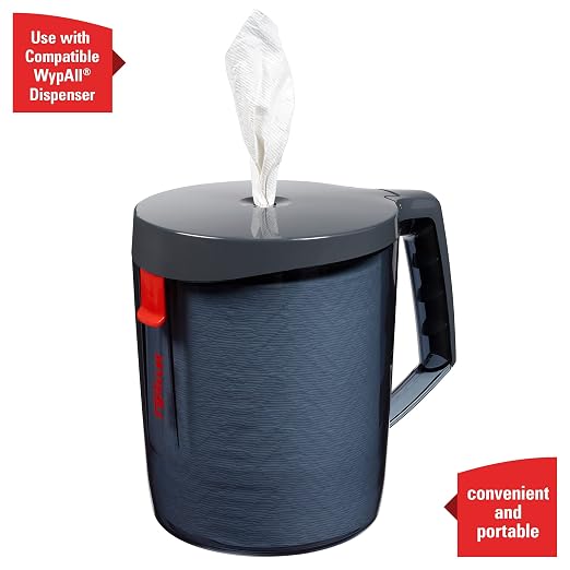 WypAll REACH™ General Clean L10 Light Cleaning Towels (53734), Center-Pull Roll Towel for WypAll REACH Disepnser (53688), 340 sheets/Roll, 6 Rolls/Case, 2040 Sheets/Case