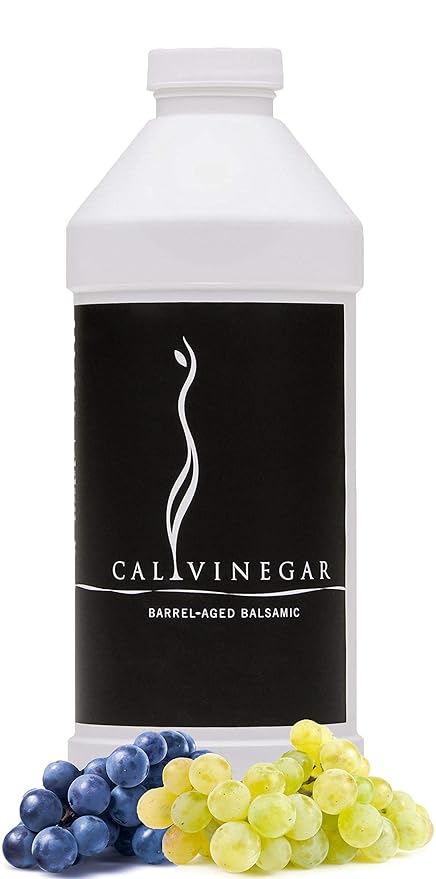 Calivirgin Balsamic Vinegar Refill - Original, Traditional Balsamic Vinegar - Thick, Velvety, Authentic Italian Balsamic Vinegar - Gourmet Vinegar - Barrel Aged Balsamic Vinegar - 1 Liter Refill