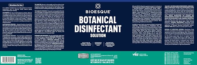 Bioesque Botanical Disinfectant Solution and Protect 90 Bundle, Heavy Duty Broad-Spectrum Disinfectant, Bacteriostatic, Fungistatic, Algaestatic Formula,1 Gallon (Pack of 2)