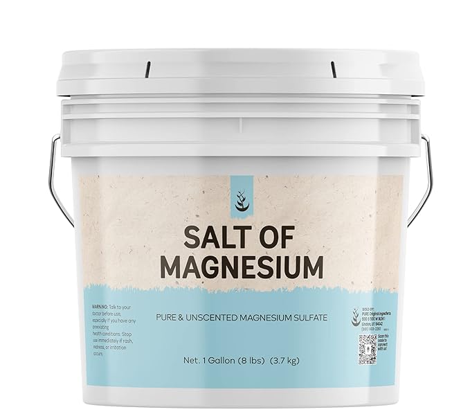 PURE ORIGINAL INGREDIENTS Epsom Salt & Baking Soda Bundle (1 Gallon Buckets), Cleaning, DIY Products, Fine Powders