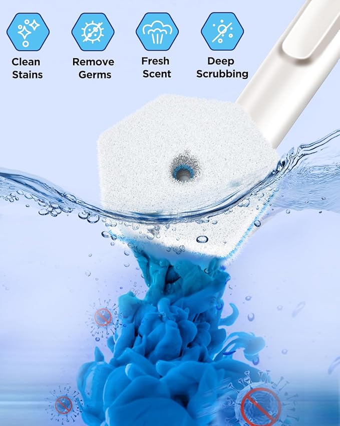 Disposable Toilet Bowl Wand Refills 40PCS