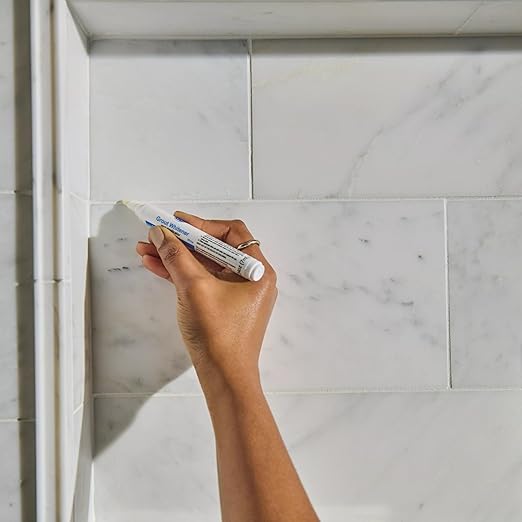 GE Grout Whitener, White, 1 Pen, 12 Pack