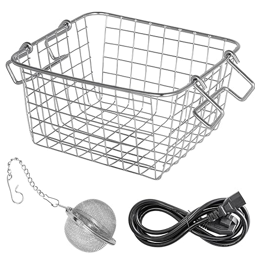 VEVOR 2L Digital Ultrasonic Parts Cleaner with Timer 40kHz Professional 304 Stainless Steel Ultrasonic Cleaner 110V for Jewelry Watch Glasses Diamond Eyeglass Small Parts Cleaning