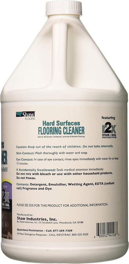 Shaw Floors R2X Green Hard Surface Flooring Cleaner Ready To Use No Need To Rinse Refill