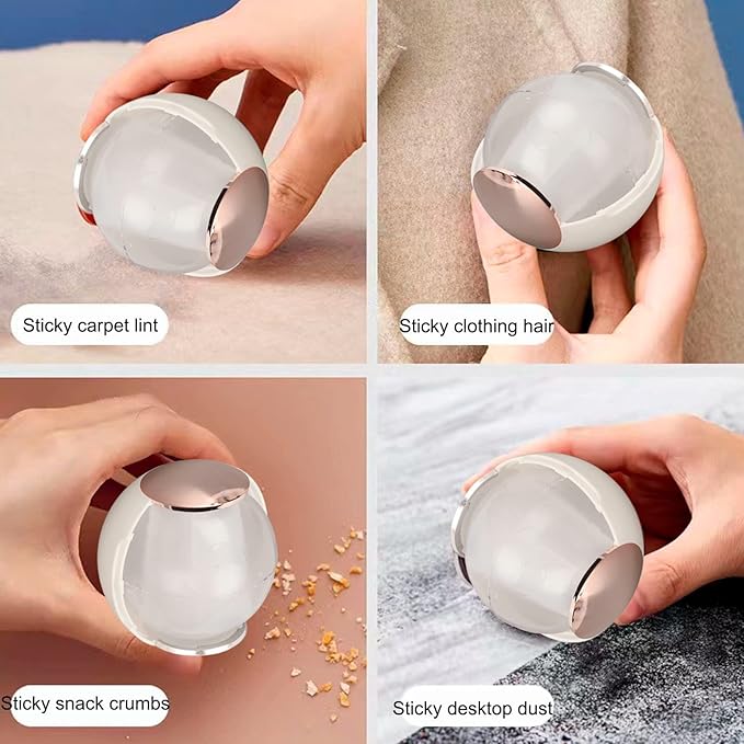 Reusable Gel Lint Roller Washable Strong Stickiness Portable Travel Lint Roller with Cover for Clothes Sofas