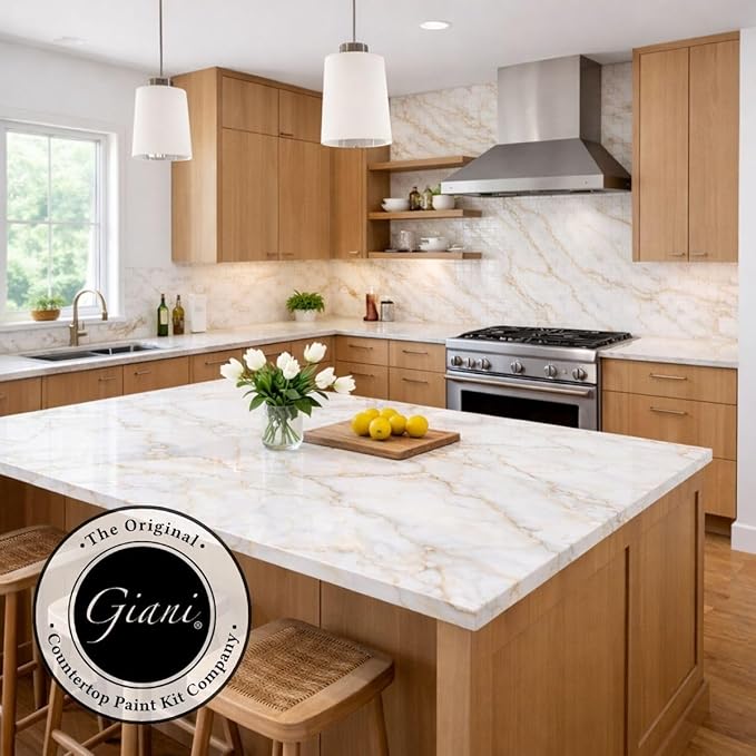 Giani Quartz Easy Epoxy Countertop Paint Kit (Venetian Gold)